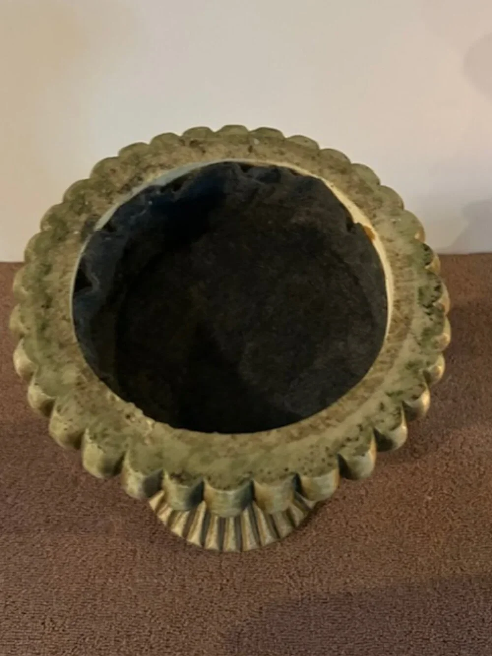 Vintage Resin Pillar French Country Candle Holder